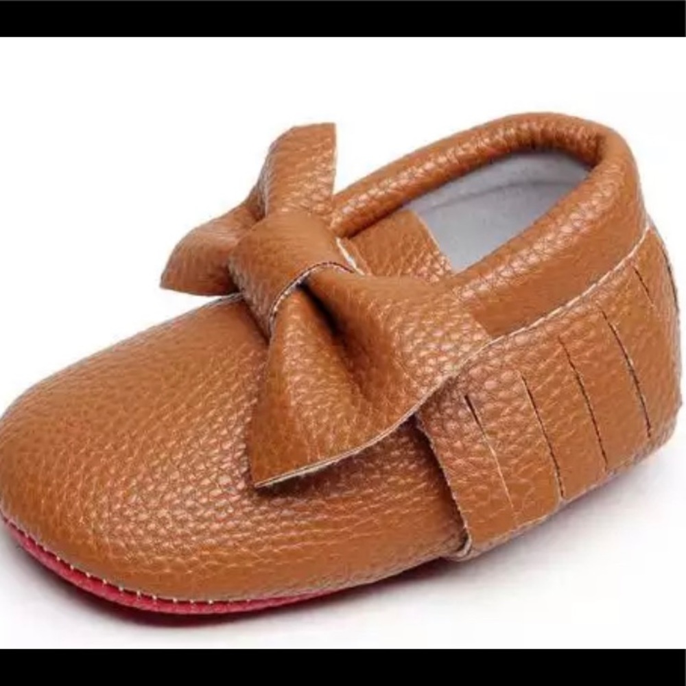 Baby Moccasin Soft Red Bottoms